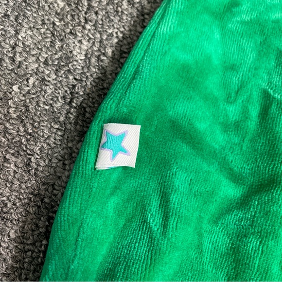 Vintage Baby's First Christmas Romper One Piece Size 6 Months Red Green Velvet - Picture 7 of 10